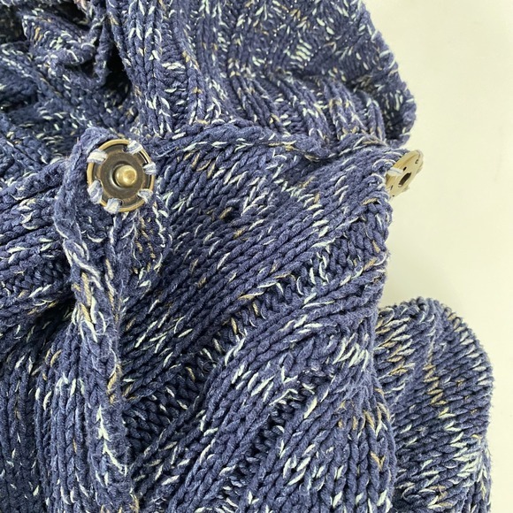 Anthropologie Little Bird Womens Chunky Knit Wrap‎ Shawl Cardigan Sweater sz M - Picture 5 of 13